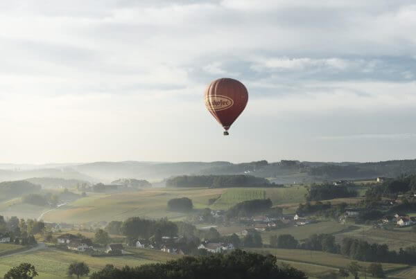 Ballon, Landschaft, Oststeiermark, Apfelland