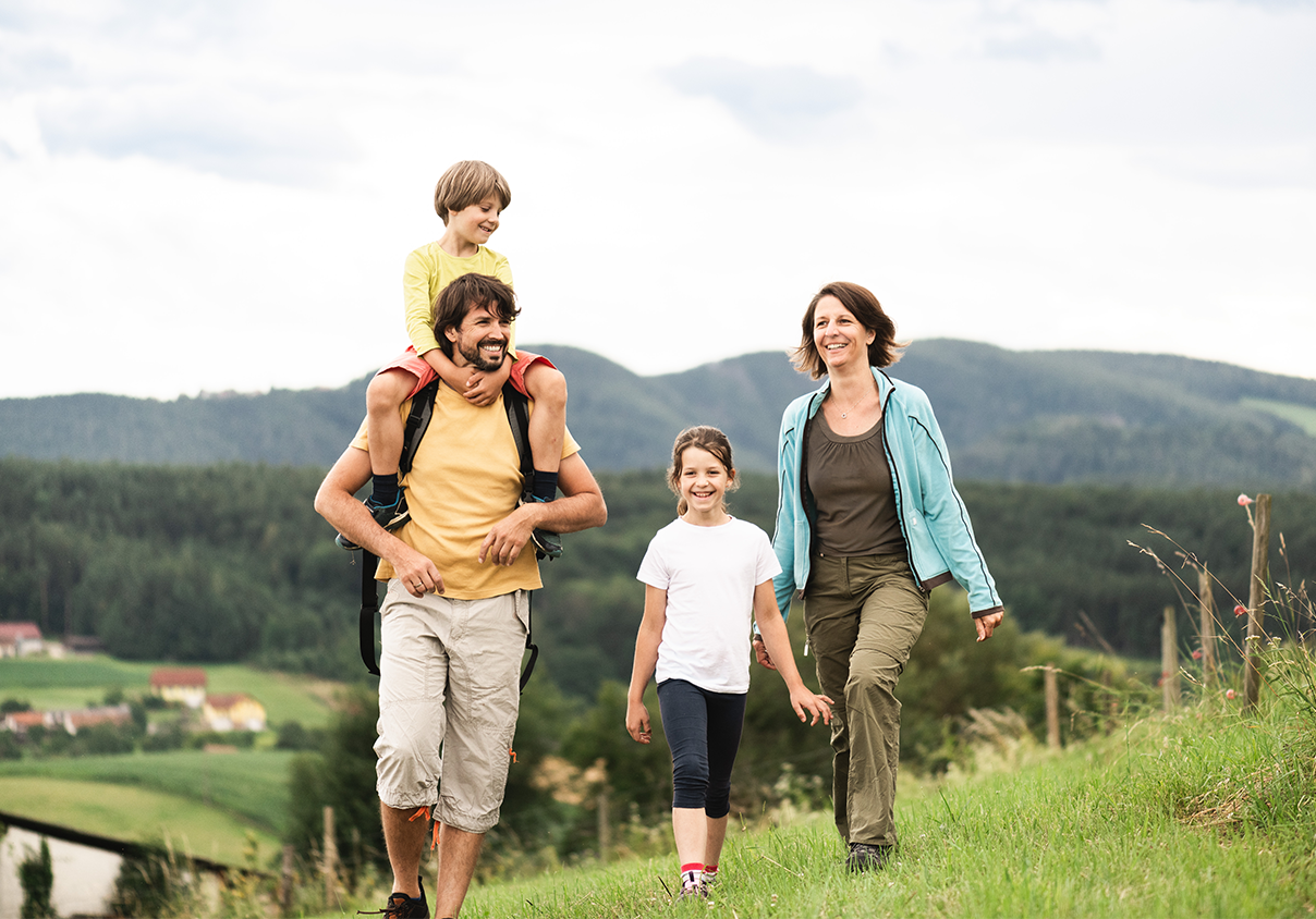 Wandern im Apfelland