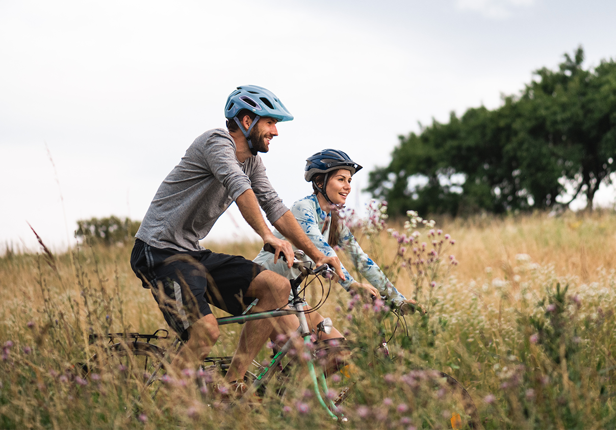 Radfahren im Apfelland